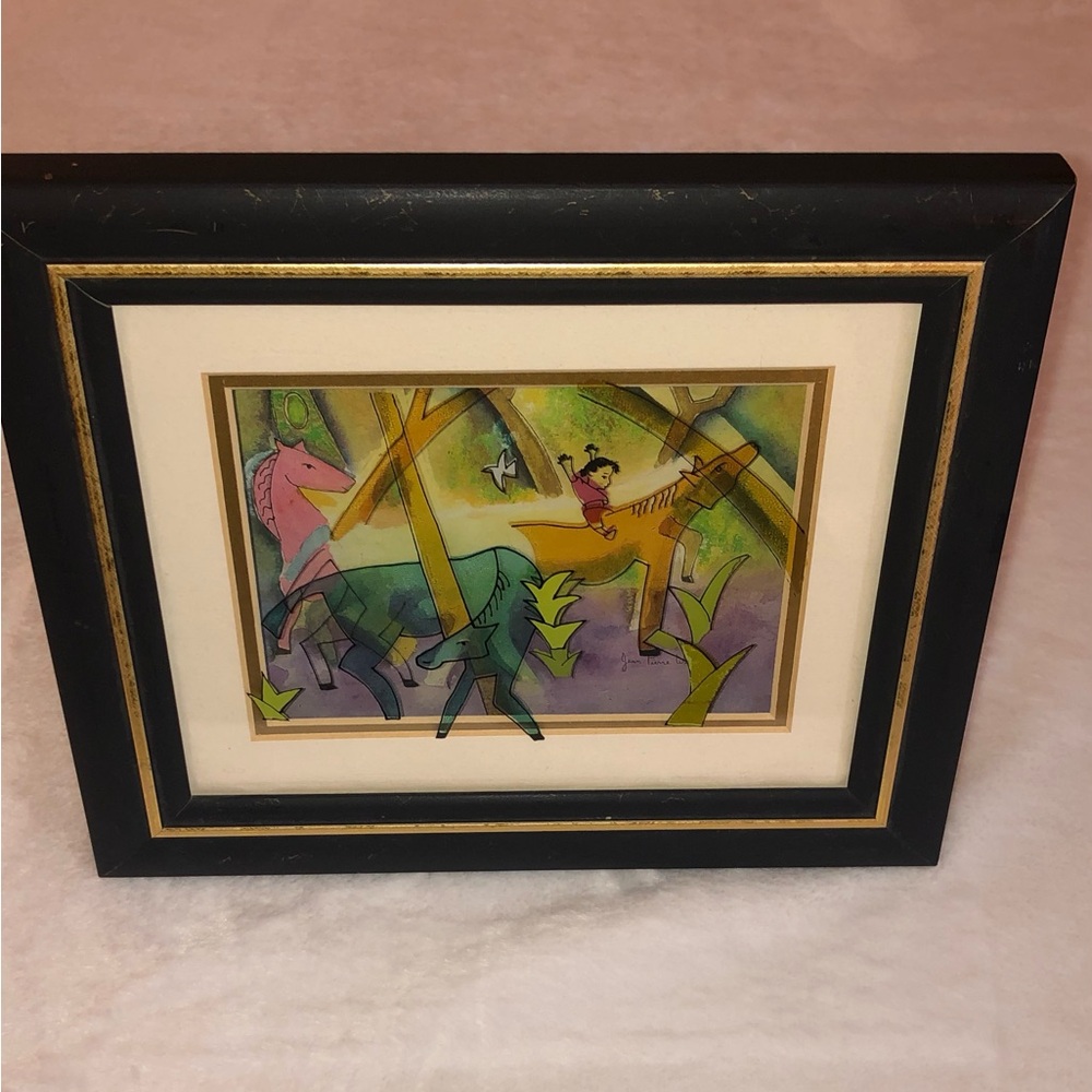 Jean-Pierre Weill 3-D Painting; Signed; Celebrate the "Year of the Horse" RARE! - Picture 3 of 8